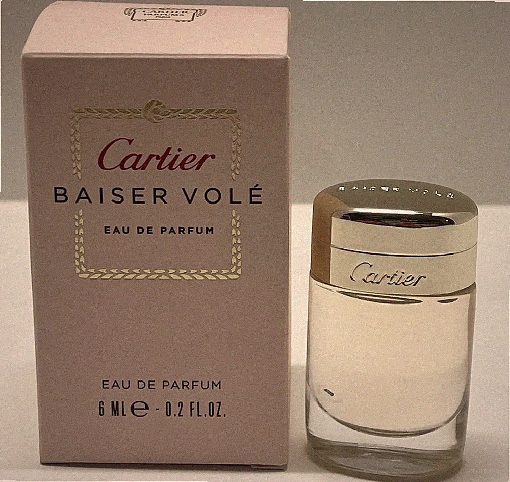 BAISER VOLE * Cartier 0.2 oz / 6 ml Mini Eau De Parfum EDP Women Perfume Splash