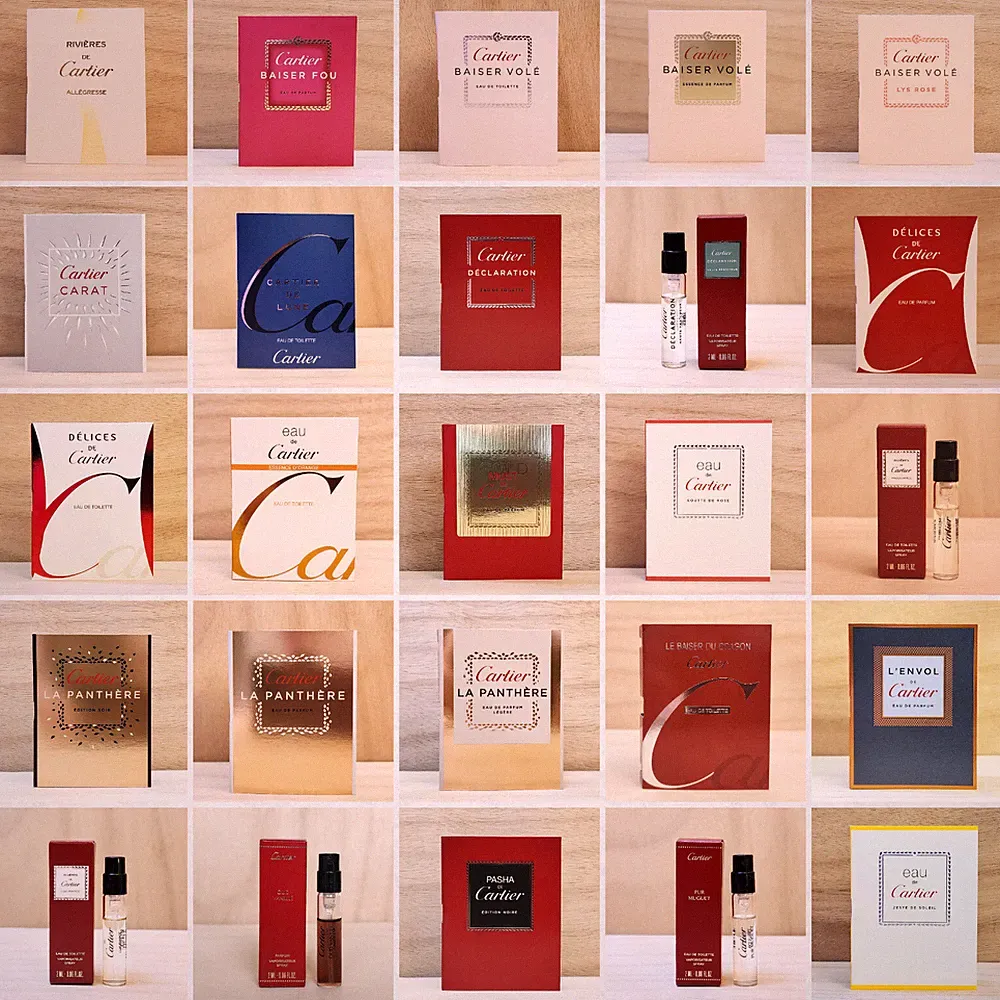 Cartier CHOOSE YOUR SCENT Perfume Samples New In Box