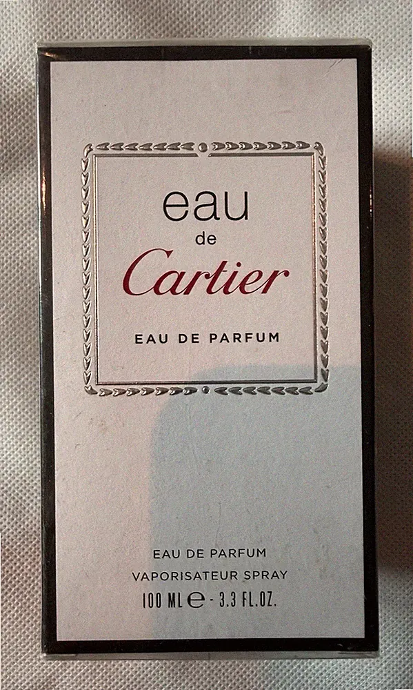Cartier Eau de Cartier Eau De Parfum Spray 3.3 oz 100 ml New Sealed Rare