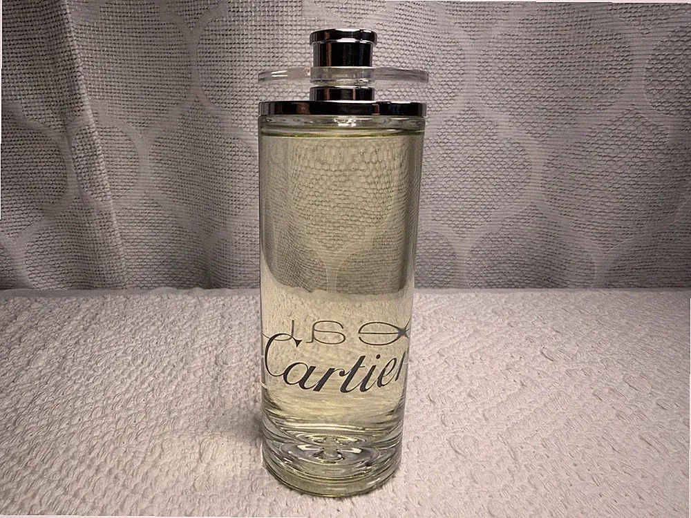 Cartier Eau de Cartier EDT 200ml 6.7oz VERY RARE SPLASH **READ**