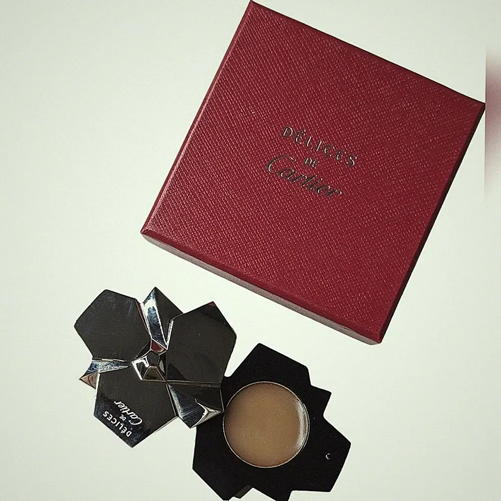 Cartier Paris Delices Solid Perfume Compact Case Collectible France 2009