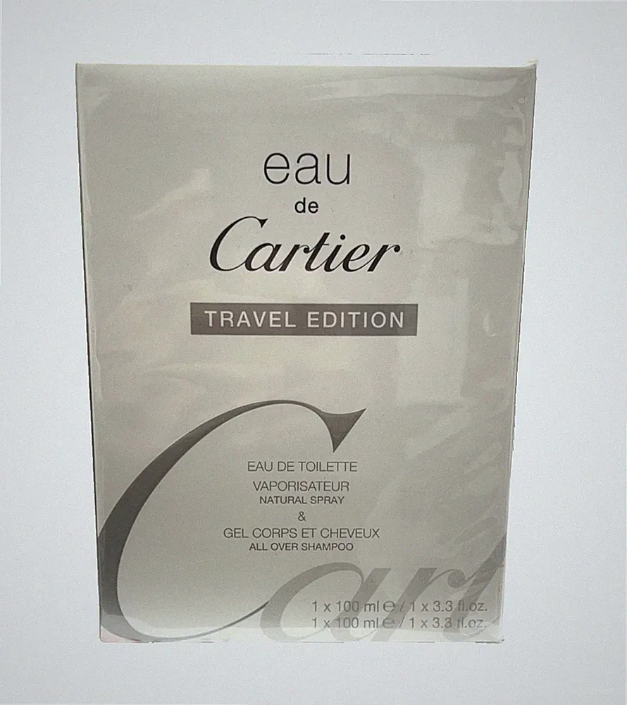 Cartier Unisex Eau De Cartier 2pc 3.3oz EDT, 3.3oz All Over Shampoo
