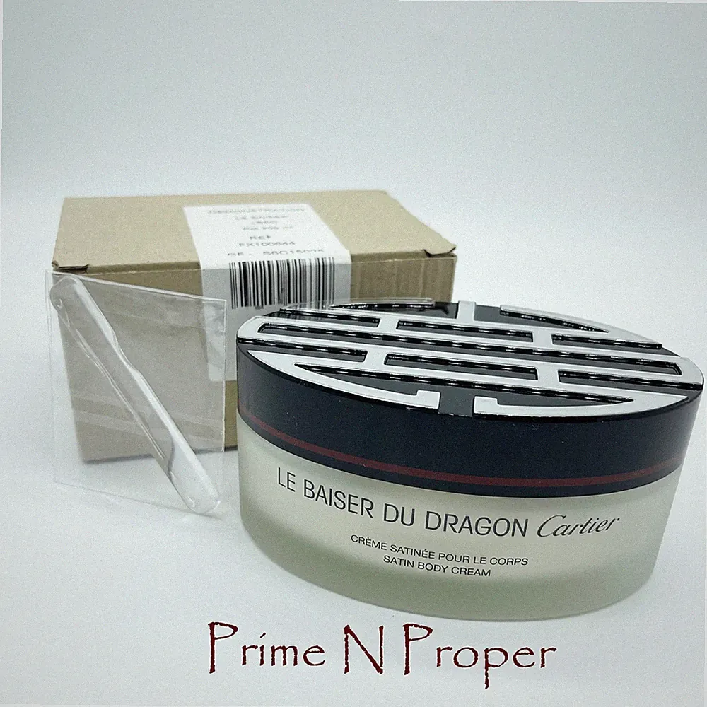 Le BAISER DU Dragon Cartier Perfume Satin Body Cream 200 ml / 6.75 fl oz