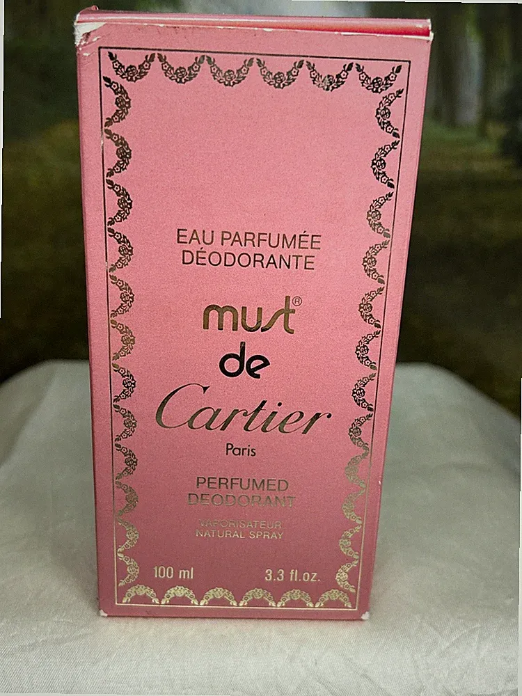 MUST DE CARTIER 100ML PERFUMED DEODORANT SPRAY (20% EVAPORATED WITH BOX)