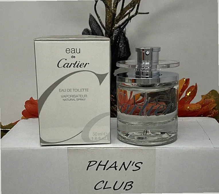 Vintage Eau de Cartier 1.6oz Eau de Toilette Citrus Aromatic Perfume for Unisex